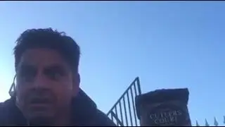Two Indian Men Argue and Curse in the Street