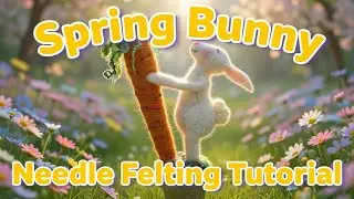 Needle Felting Tutorial - Flower Pot Bunny
