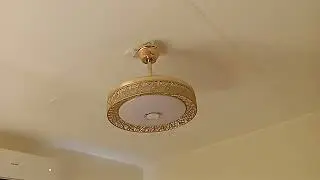 एलईडी ceiling fan light NOORHASAN plumberVlog electrical YouTube 21/6/2024#
