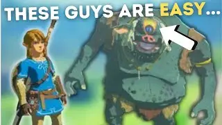 How to beat a Hinox in Breath of the Wild EASY