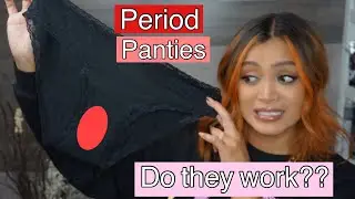Trying Lilova Period Panties || Do they really work