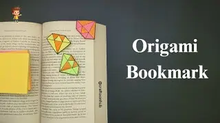 DIY Origami Corner Bookmark with Sticky Notes | Easy Paper Craft Idea | Craftoon Hub