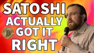 CHARLES HOSKINSON &ldquo;SATOSHI ACTUALLY GOT IT RIGHT&rdquo;