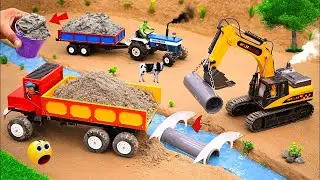 Diy diorama making mini motor water pump science project  | how to make | @sanocreator