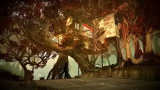 Fallout 76: Домик на дереве в лагере &laquo;Трясина&raquo;