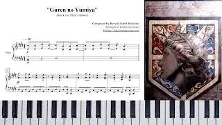 Attack on Titan - Guren no Yumiya (Opening 1) | Piano 🎹 (Sheet Music)
