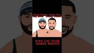 WWE TAG TEAM Street Profits Angelo Dawkins Montez Ford Digital Art