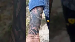 ಶಕ್ತಿ ಮತ್ತು ಅಹಂಕಾರದ ಪ್ರತೀಕ 🐅🔥          Half Face Tiger Tattoo 🐅🔥 | Power & Pride |