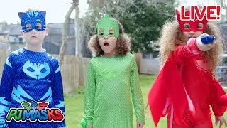 🔴 LIVE 24/7! PJ Masks in real life 🔴 | Pretend play superheroes | PJ Masks Official | #live