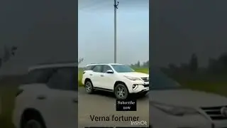 Verna vs fortuner  drifting heavy driver /🖤🔥#trending #viral #fortuner #thar #shorts