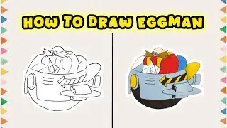 How to Draw Doctor Eggman from Sonic the Hedgehog &ndash; Game Drawing