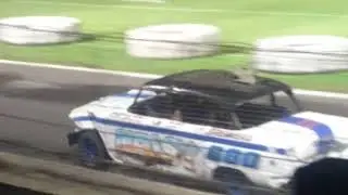 Racewall Cowdenbeath, Banger racing. Checker Cab.