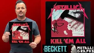Metallica Rare Group Signed “Kill’em All” Album with Cliff Burton! Beckett/BAS & Metalligraphs LOAs