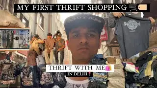 THRIFT WITH ME | THRIFT SHOPPING | DELHI 📍BLOG | VINTAGE CLOTHES | MALAYALAM