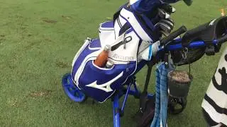 WOW - Club Booster Ewheels on course test on Clicgear 3.5