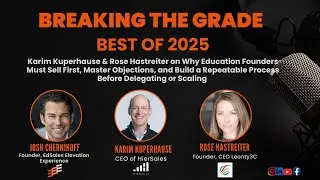 Best of 2025: Why Founders Must Sell Before Delegating or Scaling