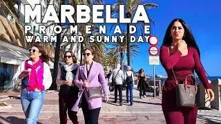 Marbella Promenade Spain Warm and Sunny Day February 2026 Update Costa del Sol Walk | Malaga 🇪🇸