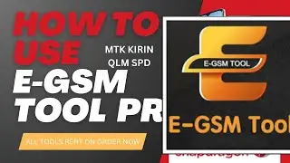 How to Use E-GSM TOOL PRO  review RENT service