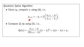 Ch03n1: Quadratic Splines