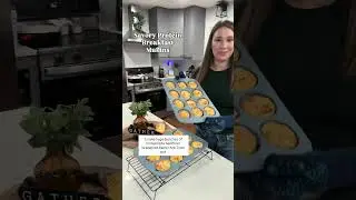 Savory High Protein Muffins as an easy healthy breakfast for my kids
