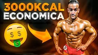 Dieta ECONÓMICA🤑 para PERDER GRASA🔥 3000kcal *-5euros al día