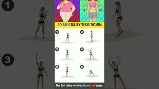 6 exercise to get slim body for women's #shorts #workout #fitness #exercise