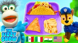 Fizzy & The Paw Patrol Pups Go On A Mission To Pack A World Wide Lunch Box | Fun Videos For Kids