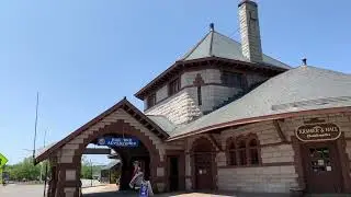 Historic Train Station in Laconia, New Hampshire