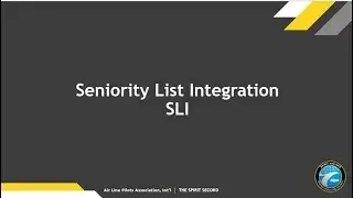 Seniority List Integration