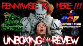 PENNYWISE IS IN MY F@#!*&G HOUSE!!!!! TWEETER HEAD PENNYWISE MAQUETTE UNBOXING & REVIEW! EP:(32)
