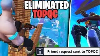 I BECAME FRIENDS WITH KID I HIT A SKY BARRIER TRICKSHOT ON... IN FORTNITE!!