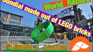Solar Clock made with LEGO DUPLO by Playable Design