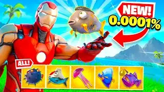 NEW *RAREST* FISH in Fortnite is OP! (ALL FISH LOCATIONS + MIDAS FISH)