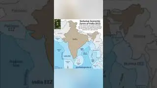 EXCLUSIVE ECONOMY ZONE OF INDIA IN MAP