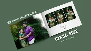 Wedding Album Design 12 X 36 Size  Photoshop Tutorial | 🌐 www.psdgallery.com - 326