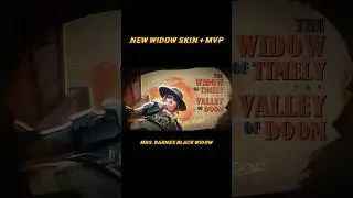NEW BLACK WIDOW SKIN + MVP #marvelrivals