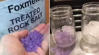 does &ldquo;rock salt&rdquo; MELT ice?? 🧊