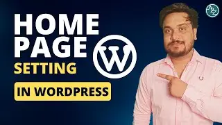 How to set as homepage any page in WordPress | Static home page in WordPress| Set homepage WordPress