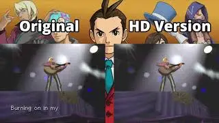 Guitar's Serenade - |3DS HD Version Vs. DS Normal Version| Apollo Justice: Ace Attorney