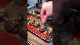 Sweet treats after dinner 🍽️ Dubai chocolate stuffed dates 🍫🫶🏼