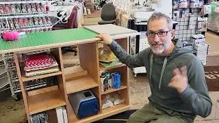 A-1 Demos Unique Sewing Furniture's Accuquilt Go Large Cutting Table at a very special price