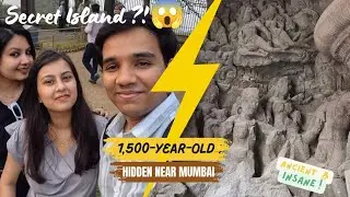 This Ancient Cave Near Mumbai Left Us Speechless! | Elephanta Caves 4K Vlog #travelvlog #couplevlog