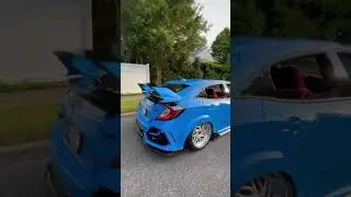 Bagged Civic TypeR on our stage 3 kit