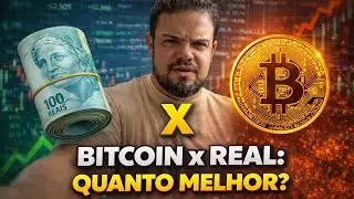 Bitcoin x Real: quanto melhor? 💰🔥 #Bitcoin #Criptomoedas #dinheiro 