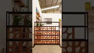 Stop-Motion Assembling Breeze Block wall #shorts #fyp
