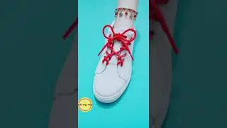 How To Tie Shoelaces &ndash; 3 Creative Ways to Fasten Tie Your Shoes Tutorial Step by Step #15.  #shorts