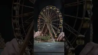 🎬Miniature film set - Nature Takes over Theme Park🌳 #vfx #miniature #filmmaking #shorts