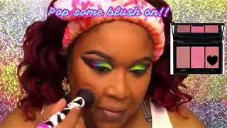 Killer Queen Cosmetics Neon Pigment Look