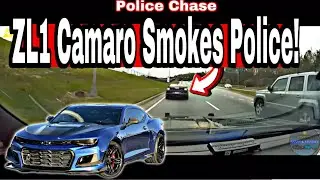 Watch Police Chase Supercharged ZL1 Camaro Through City Streets! Unbelievable Shocking Ending!