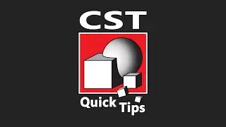 CST Quick Tips - Time Domain E-Field on a Plane